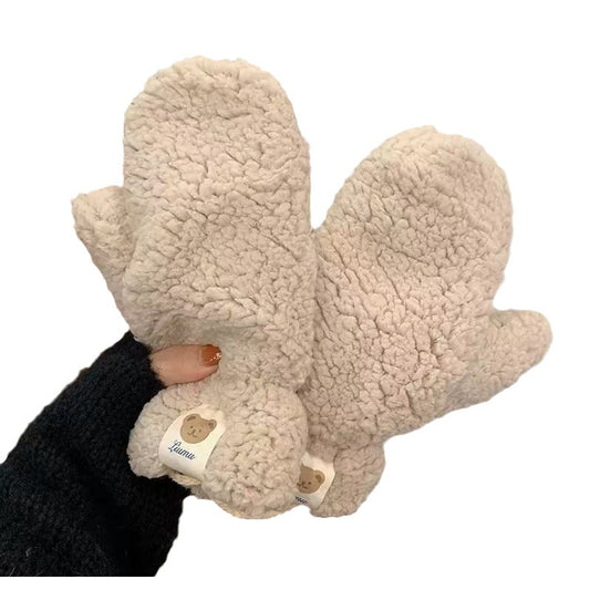 Guantes de Piel de Cordero Forrados Invierno para Mujer - Image 2