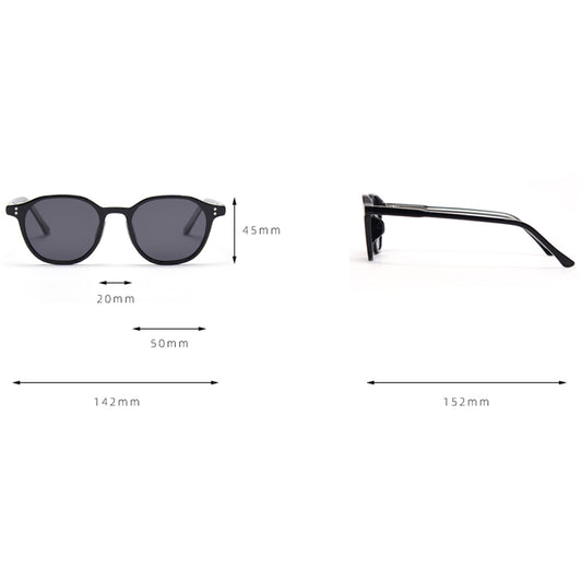 Gafas de Sol Polarizadas Marco Redondo Pequeño para Mujer - Image 2