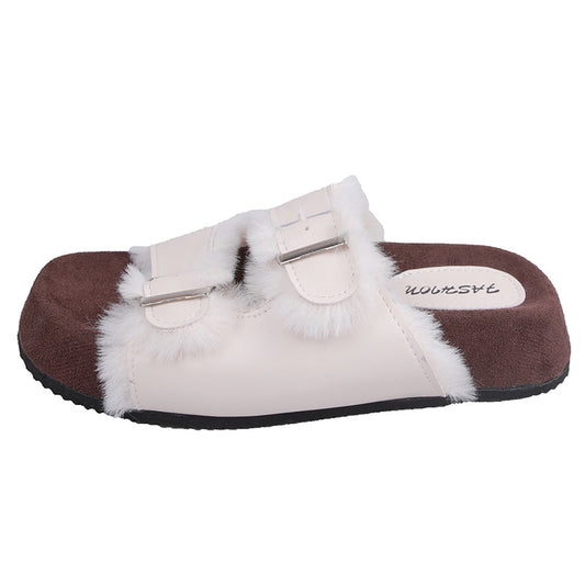 Pantuflas Plataforma para Mujer con Hebilla - Suela Suave y Cómoda - Image 2