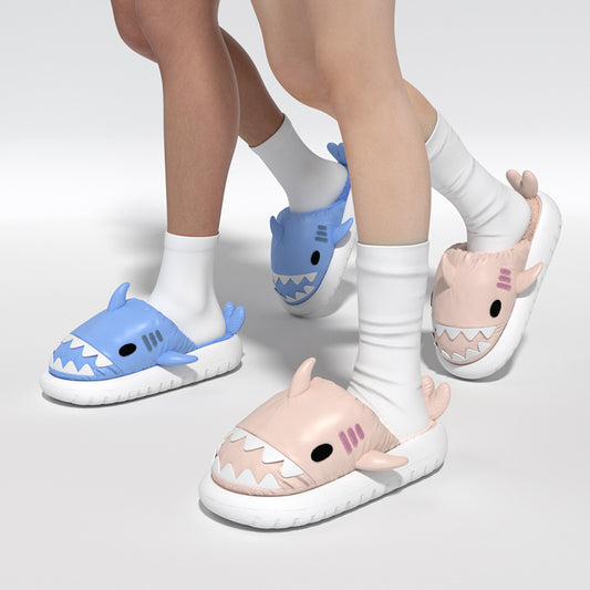Pantuflas de Tiburón con Suela Removible para Casa - Image 2