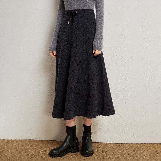 Falda Tejida de Cashmere Premium para Mujer - Image 2