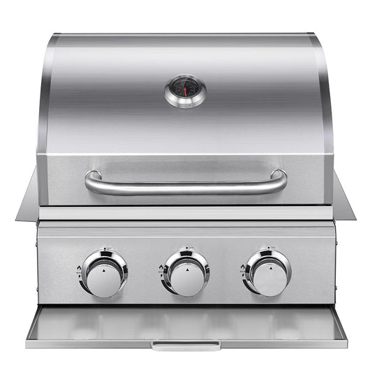 Asador de Gas Empotrable de Tres Quemadores en Acero Inoxidable - Image 2