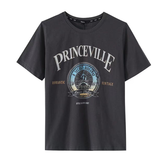 Camiseta Retro Americana Oversize Desgastada - Image 2