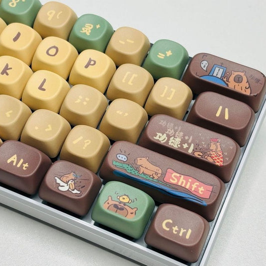 Set de 130 Teclas Mecánicas PBT Capabala MOA - Altura de Perfil Ergonómico - Image 2