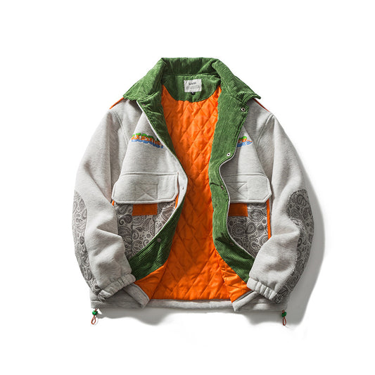 Abrigo de Hombre con Empalmes en Poliéster - Chaqueta Acolchada Premium - Image 2
