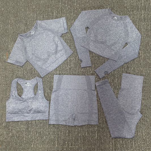 Conjunto Deportivo Ajustado de Manga Larga Estilo Europeo - Image 2