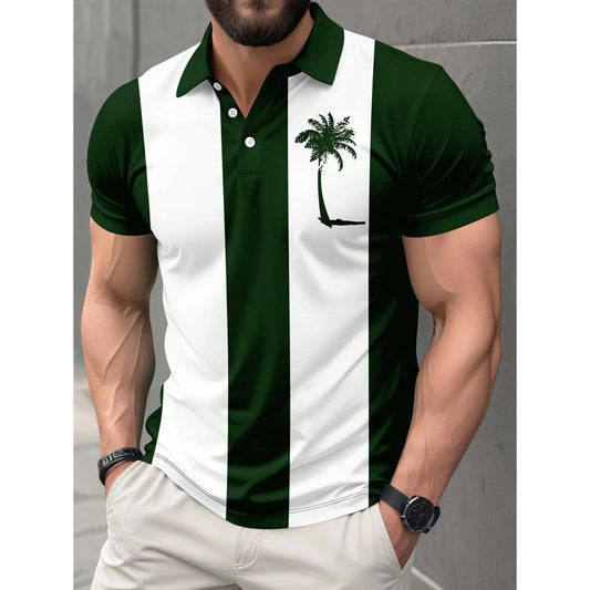 Playera Tipo Polo Cuello Solapa Estilo Urbano Primavera-Verano - Image 2