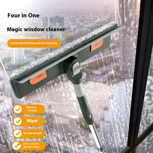 Limpiador de Ventanas con Varilla Extensible y Cuchilla Ajustable - Image 2