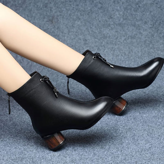 Botas Acolchadas de Invierno para Mujer con Tacón Medio - Image 2