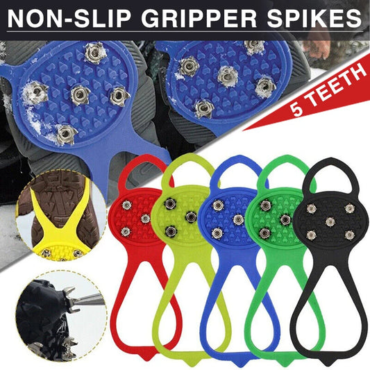 Crampones Unisex de 5 Púas para Hielo y Nieve - Antideslizantes para Senderismo y Escalada - Image 2