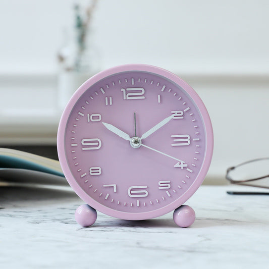 Reloj Despertador Coreano Minimalista para Estudiantes y Dormitorio - Image 2