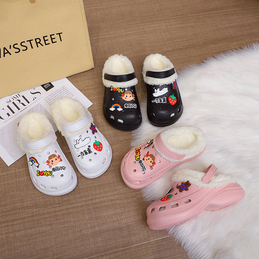 Pantuflas Baotou Reversibles de Algodón - Comodidad Cálida Todo el Año - Image 2