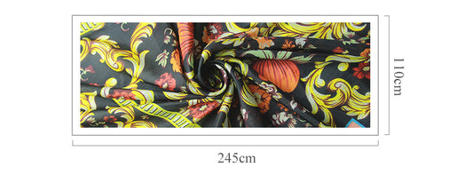 Chal Étnico Protector Solar Oversized para Viajes - Image 2