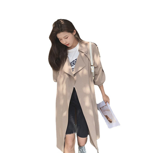 Abrigo Trench Suelto Midi para Mujer - Image 2