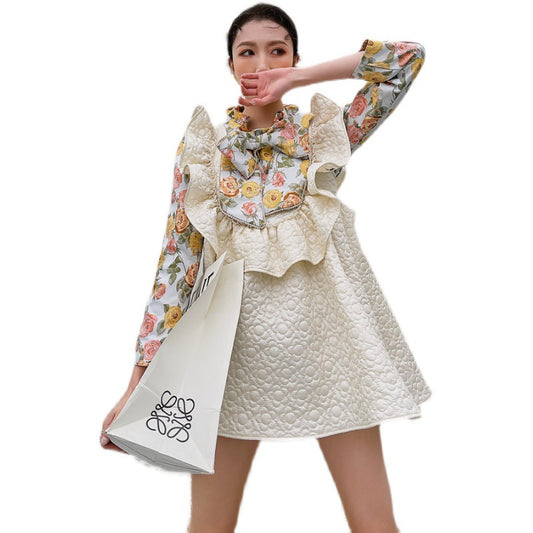 Blusa Dos Piezas con Falda de Tirantes Fruncida - Image 2