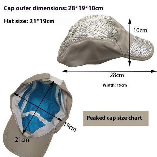 Gorra de Protección Solar con Tecnología de Enfriamiento por Aire - Image 2