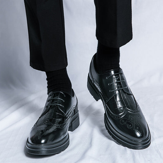 Zapatos Derby Casuales para Hombre - Estilo Británico Formal - Image 2