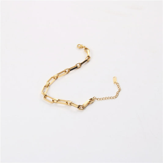Pulsera de Cadena Gruesa Hueca - Diseño Minimalista y Atrevido - Image 2