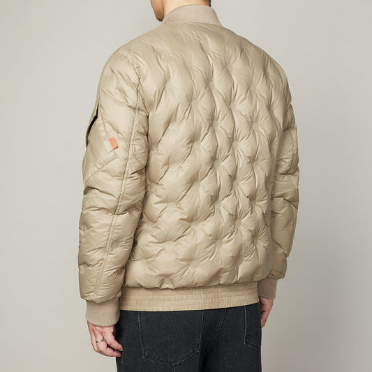 Chaqueta de Plumón Gris para Hombre - Abrigo Deportivo Térmico Invierno - Image 2