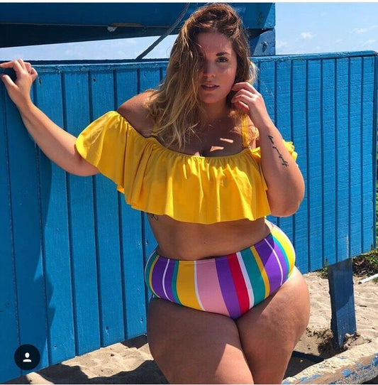 Traje de Baño Talla Grande Realzador para Mujer - Image 2