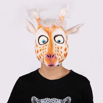 Máscara de Cabeza de Animal Divertida para Actuaciones y Fiestas