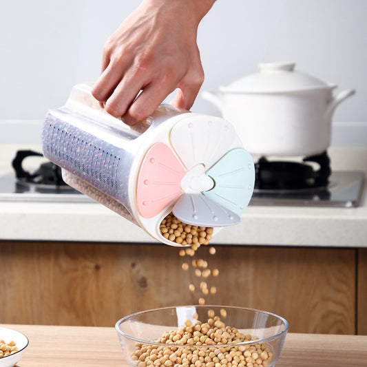 Contenedor de Almacenamiento para Alimentos Secos y Cereales con Tapa Transparente - Image 2