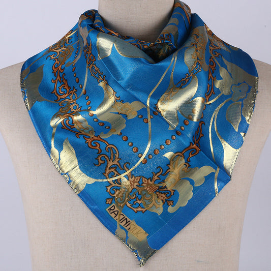 Pañuelo de Seda Estampado Jacquard para Mujer - Cobertura Elegante - Image 2