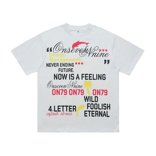 Camiseta Suelta Manga Corta con Escote Diseñado para Hombre - Image 2