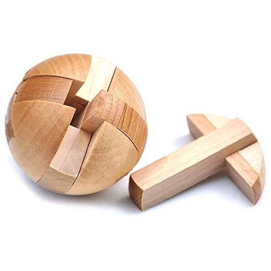 Bola Mágica de Madera - Juego de Rompecabezas para Entrenar el Cerebro - Image 2