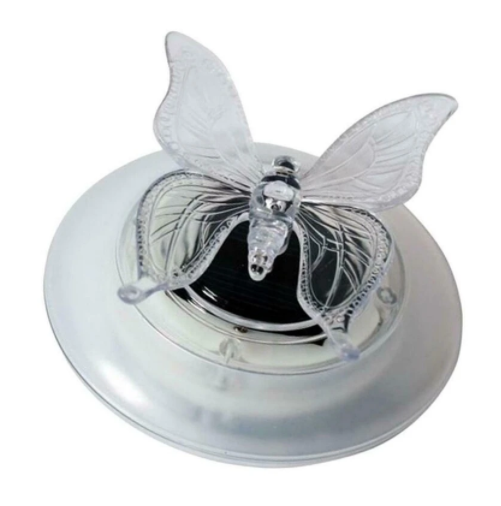 Lámpara Solar Flotante LED Mariposa y Libélula para Piscina y Estanque - Image 2