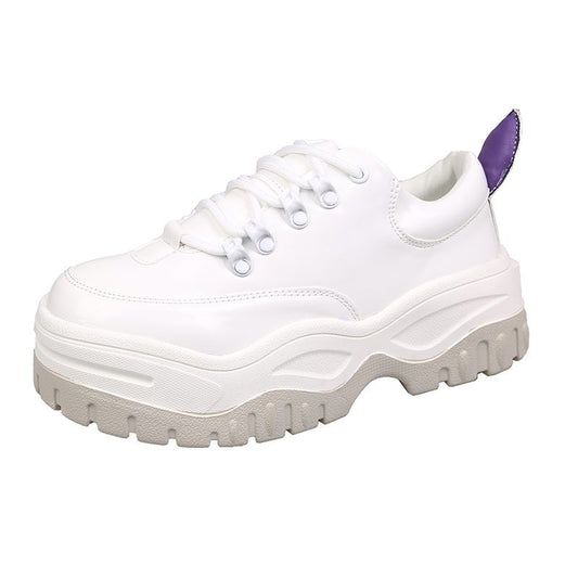 Zapatillas Plataforma Retro Vaca y Leopardo con Cordones - Estilo Daddy Shoes - Image 2