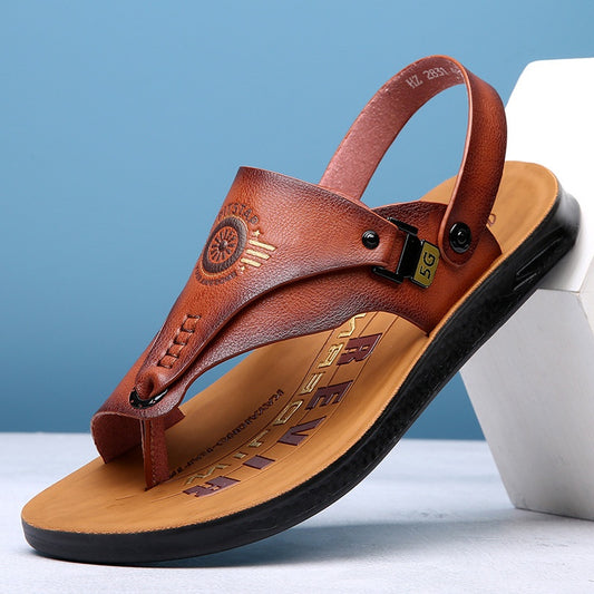 Sandalias Versátiles para Hombre: Comodidad Antideslizante para Conducir y Casual - Image 2