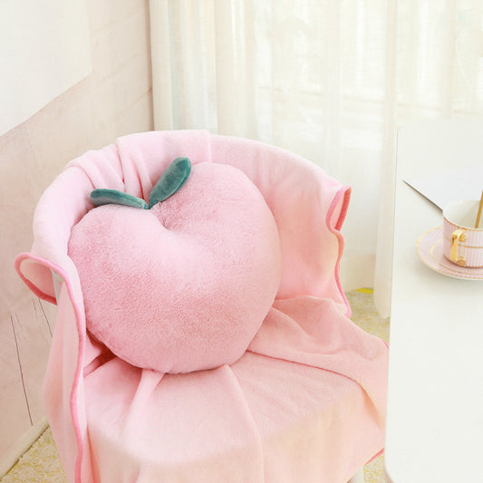 Cojín Peluche Frutas Simuladas - Durazno Decorativo - Image 2
