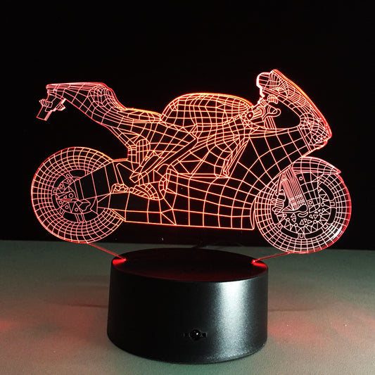 Lámpara de Escritorio LED Diseño Motociclista - Image 2
