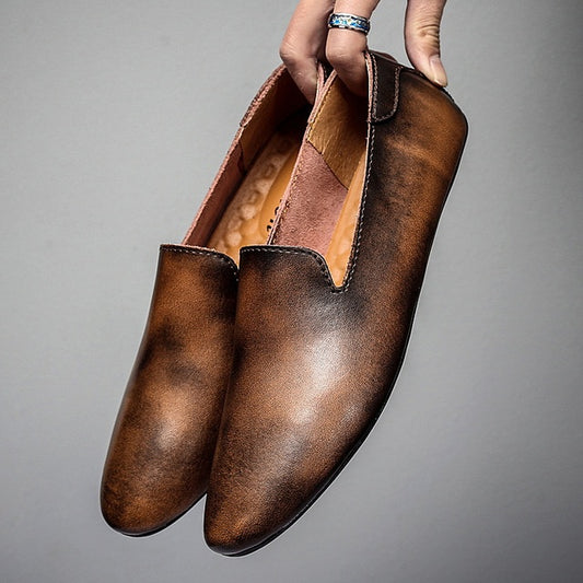 Mocasines de Cuero para Hombre - Zapatos Casuales Elegantes - Image 2