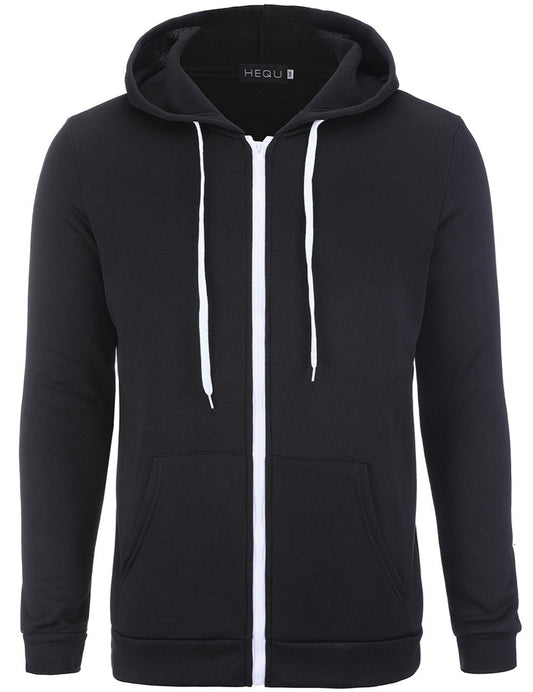 Sudadera Hip Hop Negra Oversize para Hombre - Image 2