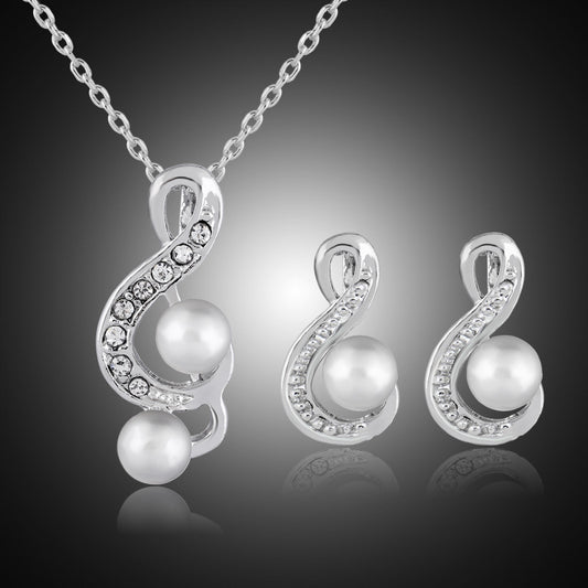 Conjunto de Joyería para Novia con Perlas - Diseño Elegante y Minimalista Danbi - Image 2