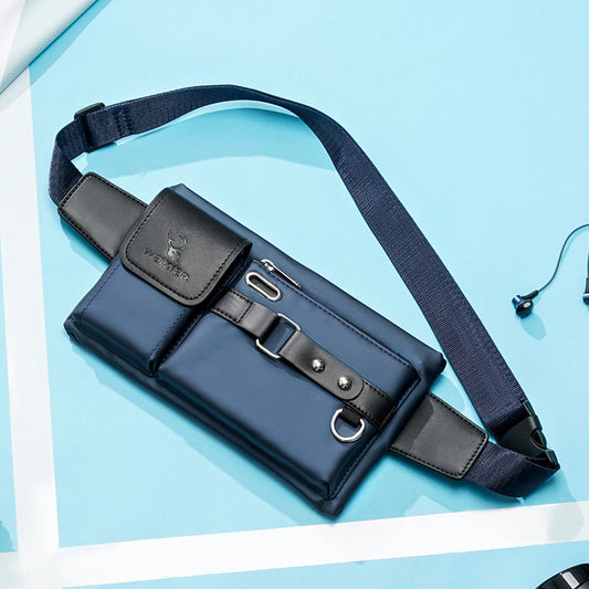 Bolsa de Cintura Retro para Hombre - Gran Capacidad Impermeable - Image 2