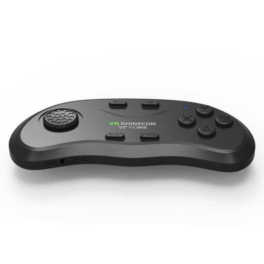 Black VR SHINECON wireless Bluetooth gamepad with a directional pad, action buttons, and function buttons. - Image 2