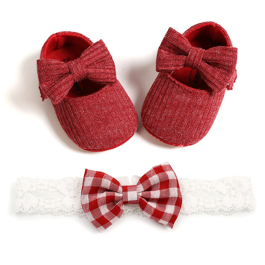 Zapatos para Bebé Niña Primeros Pasos Suela Suave Algodón Princesa - Image 2