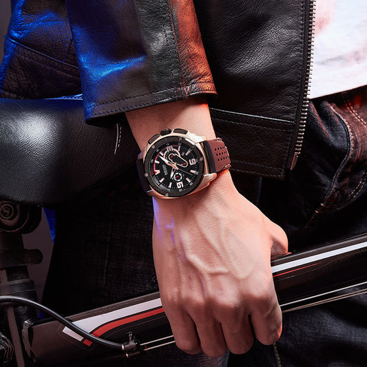 Reloj Deportivo Hombre con Esfera Luminosa y Cuarzo de Silicona - Image 2