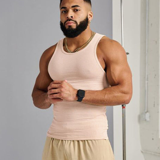 Camiseta Deportiva Sin Mangas Cuello Redondo para Hombre - Image 2