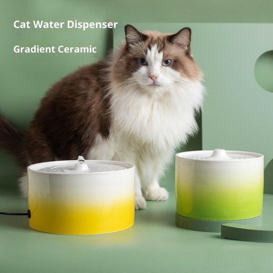Fuente de Agua Automática para Gatos con Cerámica y Tecnología Eléctrica - Image 2