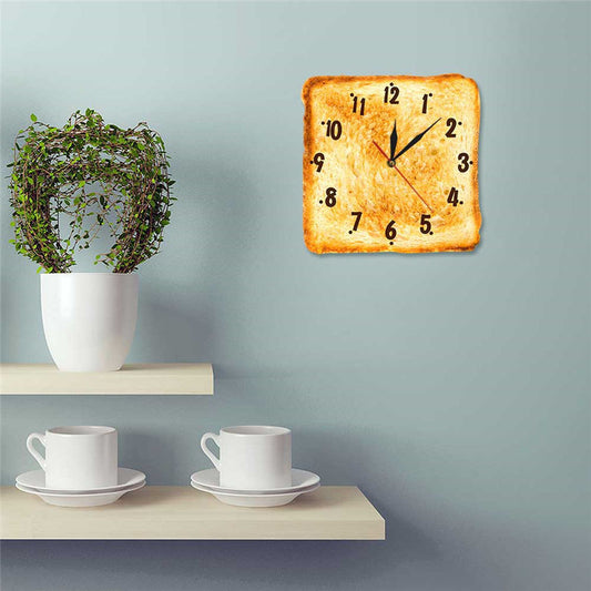 Reloj de Pared Moderno con Diseño de Pan Artesanal Realista - Image 2