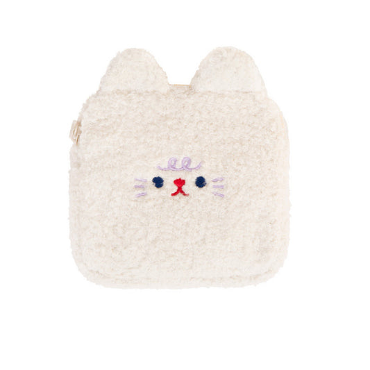 Bolsa de Higiene Menstrual con Bordado de Peluche - Capacidad Grande - Image 2