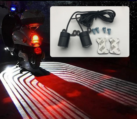 Lámpara de Proyección LED para Moto y Auto con Alas - Image 2