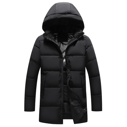 Chaqueta de Algodón Graphene para Hombre con Capucha Desmontable - Extra Gruesa y Moderna - Image 2