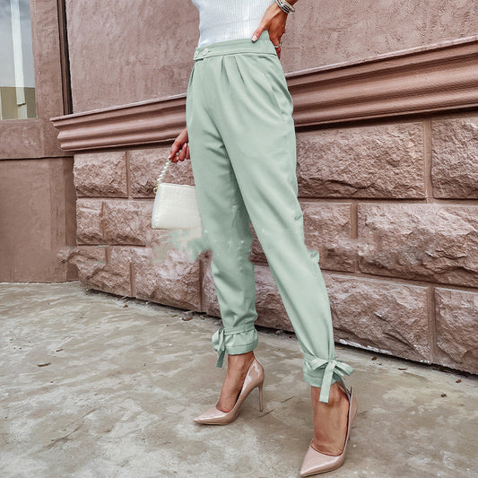 Pantalones Casuales para Mujer con Cordones Trendy - Image 2