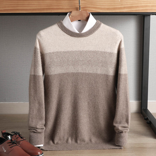 Suéter Grueso para Hombre Cuello Redondo Otoño Invierno Tallas Grandes - Image 2