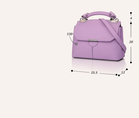 Bolso Cuadrado de Cuero PU con Cierre Magnético - Image 2